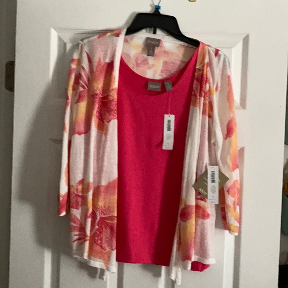 Sweater and coordinating sleeveless tank